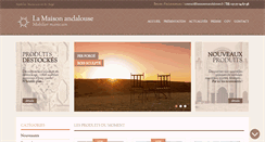 Desktop Screenshot of lamaisonandalouse.fr